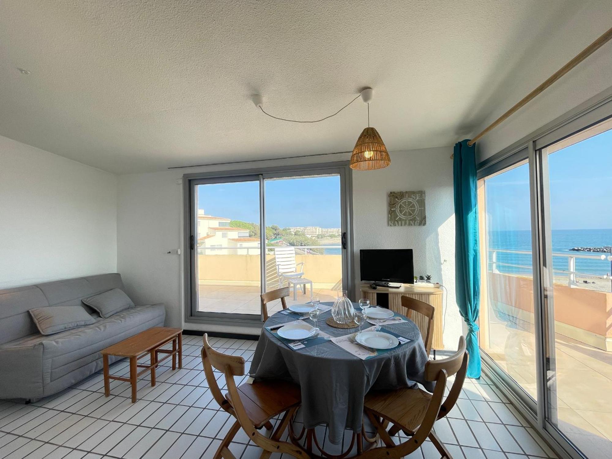 Appartement 2 Pieces Avec Terrasse 25M² Et Parking A 50M De La Plage - Fr-1-338-114 塞特港 外观 照片