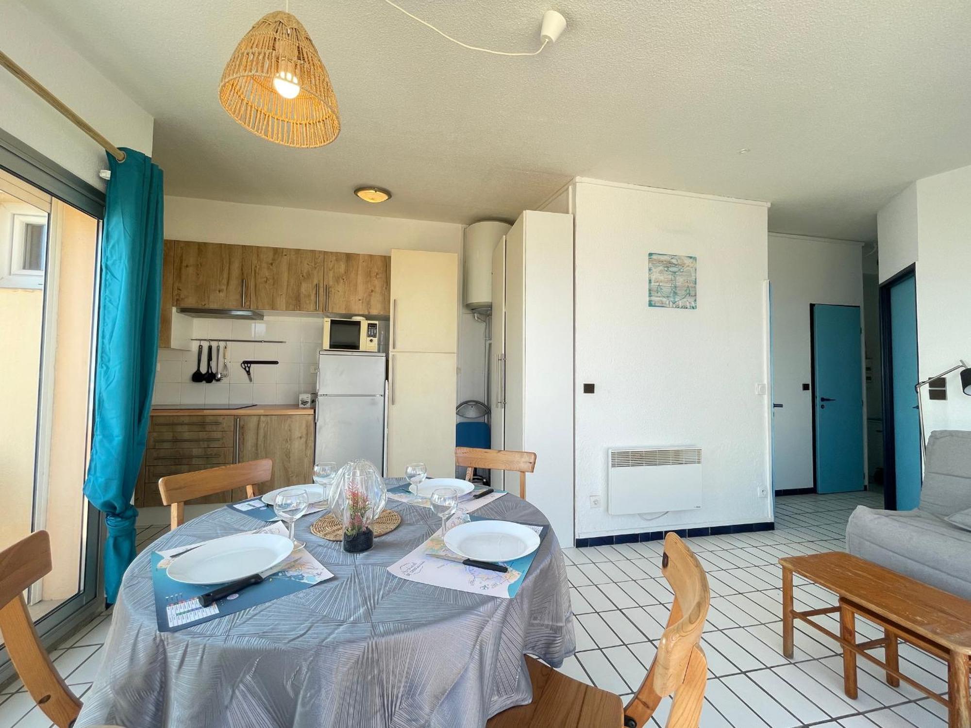 Appartement 2 Pieces Avec Terrasse 25M² Et Parking A 50M De La Plage - Fr-1-338-114 塞特港 外观 照片